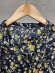 画像3: LILOU+LILY 　FLOWER　PRINT　ギャザーワンピースドレス　　C.NAVY　size:38 (3)