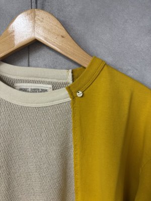 画像3: 2025秋冬 　GTH　      	 ラメサーマル テンジク ドッキングリメイク ロンTEE　　10；黄 (3)