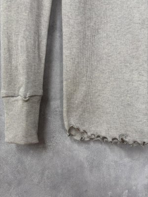 画像2: 2025AW   Bon Vieux Temps　スーピマコットンカシミヤタートル　　20；GRAY　　サイズ；1 (2)