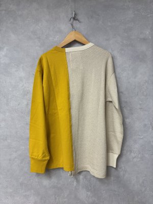 画像4: 2025秋冬 　GTH　      	 ラメサーマル テンジク ドッキングリメイク ロンTEE　　10；黄 (4)