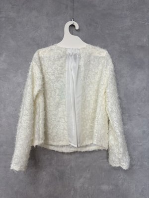 画像4: 2025AW   Bon Vieux Temps　カットジャガードふわふわジャケット　　10；WHITE　サイズ；1 (4)