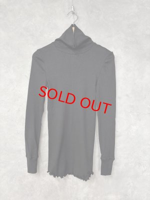 画像1: 2025AW   Bon Vieux Temps　スーピマコットンカシミヤタートル　　28；BLACK　　サイズ；1 (1)