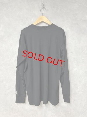 画像4: NATURAL LAUNDRY　カラー天竺CD刺繍レイヤーロングＴ　　990；ブラック　　サイズ2 (4)