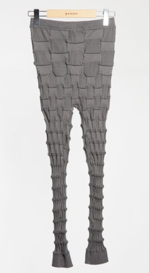 画像1: gomme　リンクスレギンス       2；グレー　　サイズ；M (1)
