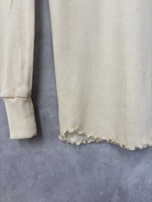 画像2: 2025AW   Bon Vieux Temps　スーピマコットンカシミヤタートル　　12；IVORY　サイズ；1 (2)