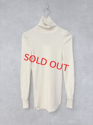 画像1: 2025AW   Bon Vieux Temps　スーピマコットンカシミヤタートル　　12；IVORY　サイズ；1 (1)