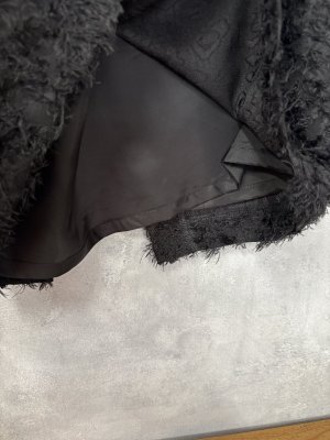 画像3: 2025AW   Bon Vieux Temps　カットジャガードふわふわスカート　　28；BLACK　　サイズ；1 (3)