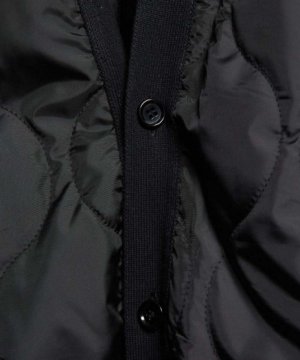 画像2: gomme(H)　ロングカーディガン 　　2；黒　サイズ；M (2)