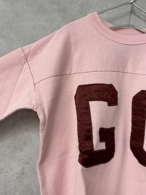 画像2: 2025秋冬 　GTH　　  テンジク GO フットボール TEE　　6；ピンク (2)