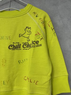 画像2: 2025秋冬　DENIMDUNGAREE　ウラケ PENNIE スウェット　　10；イエロー (2)