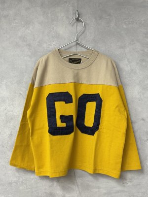 画像1: 2025秋冬 　GTH　　  テンジク GO フットボール TEE　　10；イエロー (1)