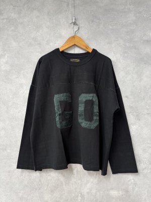 画像1: 2025秋冬 　GTH　　  テンジク GO フットボール TEE　　2；黒 (1)