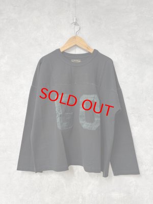 画像1: 2025秋冬 　GTH　　  テンジク GO フットボール TEE　　2；黒 (1)