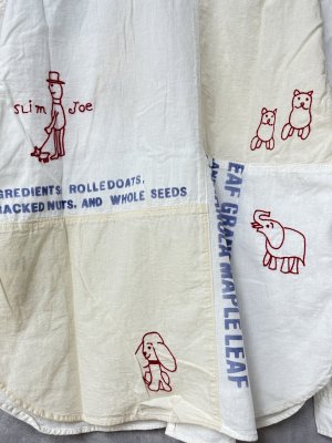 画像4: 2025秋冬　DENIMDUNGAREE　	 シャンブレー リメイク ノーカラー シャツ　　1；白 (4)