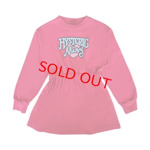 画像1: Hystericmini　TEDDY MINI WITH LOVE ワンピース　　26；マゼンタ (1)