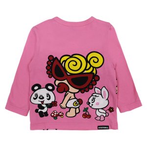 画像2: MY FIRST HYSTERIC　LOVELY FRIENDS 長袖Tシャツ　  25；ピンク (2)