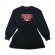 画像1: Hystericmini　TEDDY MINI WITH LOVE ワンピース　　10；ブラック (1)