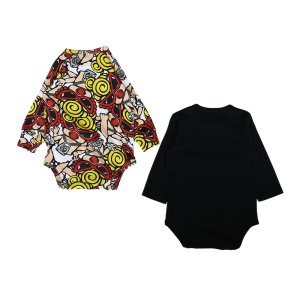 画像2: MY FIRST HYSTERIC　MINI DOLL 長袖ロンパースセット　　10；ブラック (2)