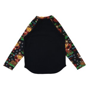 画像2: Hystericmini　SEEK A BABY BEAR ラグラン長袖Tシャツ　10；ブラック (2)