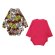 画像2: MY FIRST HYSTERIC　MINI DOLL 長袖ロンパースセット　　26；マゼンタ (2)