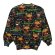 画像2: Hystericmini　SEEK A BABY BEAR総柄 裏毛ブルゾン　　14；ブラック系 (2)