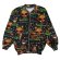 画像1: Hystericmini　SEEK A BABY BEAR総柄 裏毛ブルゾン　　14；ブラック系 (1)