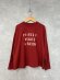 画像1: NATURAL LAUNDRY  長袖Tシャツ　350:レッド　サイズ2 (1)