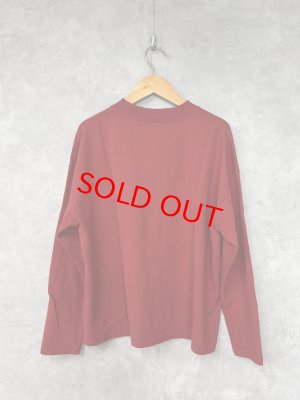 画像4: NATURAL LAUNDRY  長袖Tシャツ　350:レッド　サイズ2 (4)