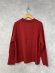 画像4: NATURAL LAUNDRY  長袖Tシャツ　350:レッド　サイズ2 (4)
