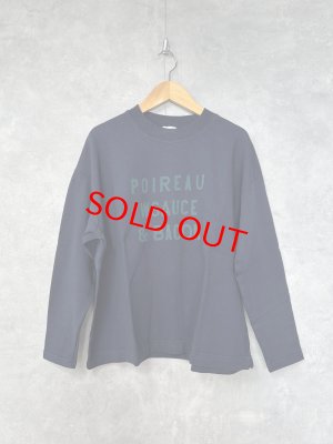 画像1: NATURAL LAUNDRY  長袖Tシャツ　480:ネイビー　　サイズ2 (1)