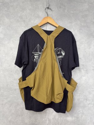 画像6: 30%off   FABRIQ REPORT(ファブリックレポート)ユーティリティバッグベスト　　キャメルベージュ　 (6)