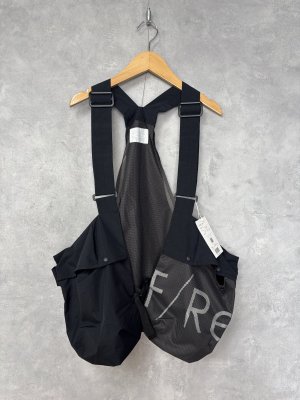 画像1: 30%off   FABRIQ REPORT(ファブリックレポート)ユーティリティバッグベスト　　ブラック　 (1)