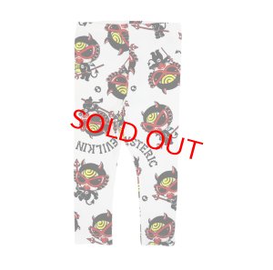 画像2: MY FIRST HYSTERIC　DEVILKIN総柄 10分丈レギンス　　04:ホワイト (2)
