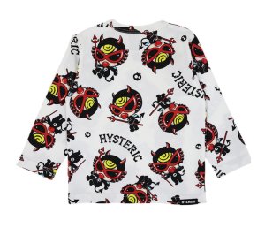 画像2: MY FIRST HYSTERIC　DEVILKIN総柄 長袖Tシャツ　　04:ホワイト (2)