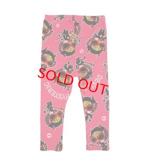 画像2: MY FIRST HYSTERIC　DEVILKIN総柄 10分丈レギンス　　29:マゼンタ (2)