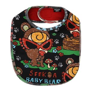 画像1: MY FIRST HYSTERIC　MY FIRST HYSTERIC　SEEK A BABY BEAR RV スタイ　　14:ブラック系 (1)
