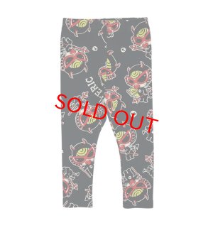 画像2: MY FIRST HYSTERIC　DEVILKIN総柄 10分丈レギンス　　14:ブラック (2)