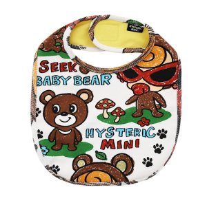 画像1: MY FIRST HYSTERIC　MY FIRST HYSTERIC　SEEK A BABY BEAR RV スタイ　　04：ホワイト系 (1)