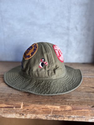 画像1: 2025秋冬　DENIMDUNGAREE　	  ワッペン HAT　　9；カーキ (1)