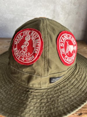 画像4: 2025秋冬　DENIMDUNGAREE　	  ワッペン HAT　　9；カーキ (4)