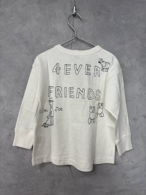 画像4: 2025秋冬　DENIMDUNGAREE　テンジク HEY TEE　　1；白 (4)