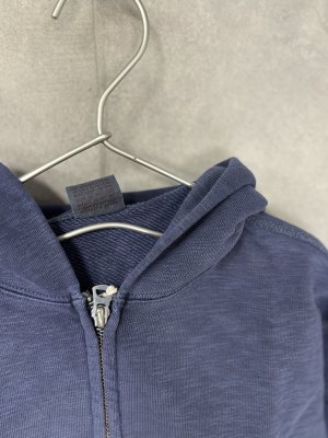 画像2: 2025秋冬　DENIMDUNGAREE　ウラケ PENNIE ジップアップパーカー　　24；オールドネイビー (2)