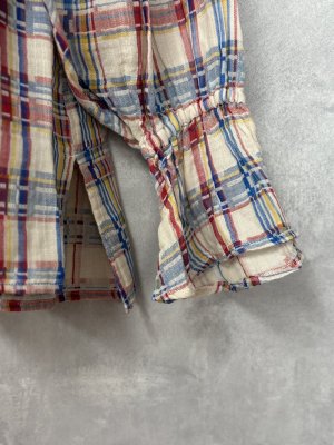 画像3: 2025秋冬　FITH  　ニジュウオリチェック　ブラウス　　11；生成 (3)