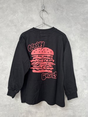 画像3: 2025秋冬　GC　テンジク GROOVY BURGERS L/S TEE　　2;黒 (3)