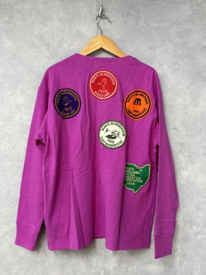 画像3: 2025秋冬　DENIMDUNGAREE　テンジク ワッペン カーディガン　6；ピンク (3)