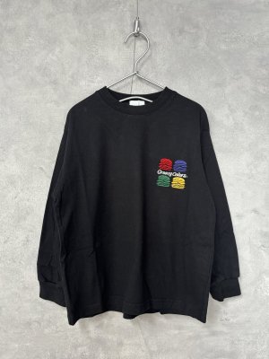 画像1: 2025秋冬　GC　テンジク GROOVY BURGERS L/S TEE　　2;黒 (1)