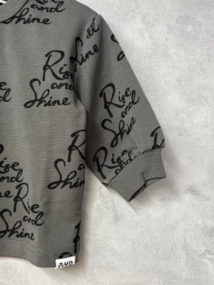 画像2: MakeYourDay　　ソウガラTシャツ　　CHARCOAL (2)