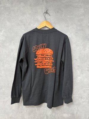 画像3: 2025秋冬　GC　テンジク GROOVY BURGERS L/S TEE　 17；チャコール (3)