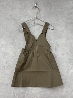 画像1: MakeYourDay　　前後ジャンスカ　BEIGE  (1)