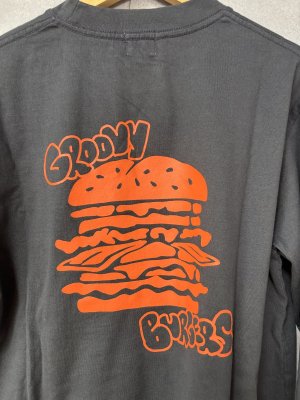 画像4: 2025秋冬　GC　テンジク GROOVY BURGERS L/S TEE　 17；チャコール (4)